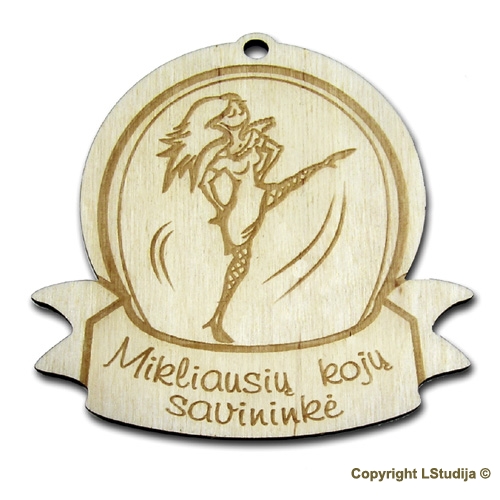 Medinis medalis "Mikliausių kojų šemininkė"